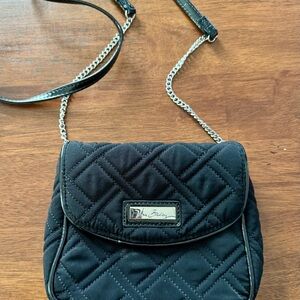 Vera Bradley Quilted Black Crossbody Bag